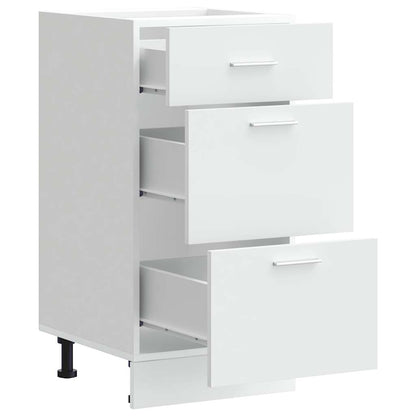 vidaXL Bottom Cabinet "Lyon" White 40x46x81,5 cm Engineered Wood