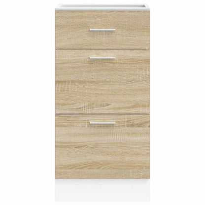 vidaXL Bottom Cabinet Lyon Sonoma Oak 40x46x81.5 cm Engineered Wood