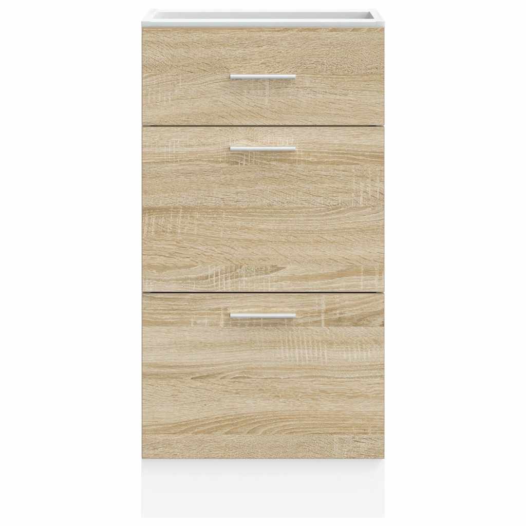 vidaXL Bottom Cabinet "Lyon" Sonoma Oak 40x46x81,5 cm Engineered Wood
