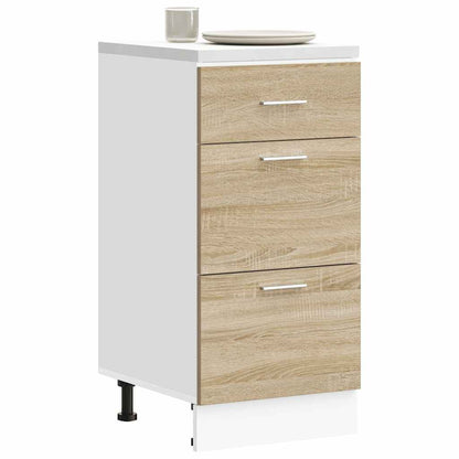 vidaXL Bottom Cabinet "Lyon" Sonoma Oak 40x46x81,5 cm Engineered Wood