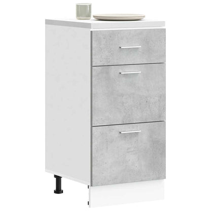 vidaXL Bottom Cabinet Lyon Concrete Grey 40x46x81.5 cm Engineered Wood