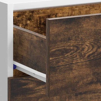 vidaXL Bottom Cabinet "Lyon" Smoked Oak 40x46x81,5 cm Engineered Wood