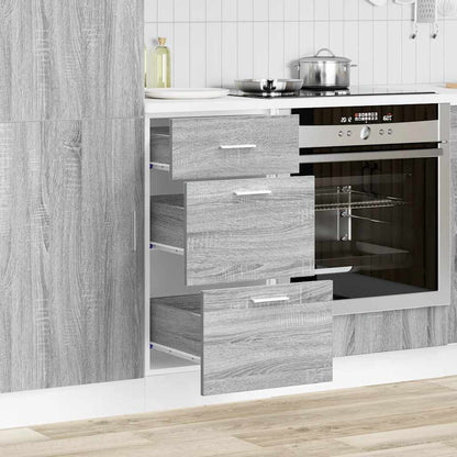 vidaXL Bottom Cabinet "Lyon" Grey Sonoma 40x46x81,5 cm Engineered Wood