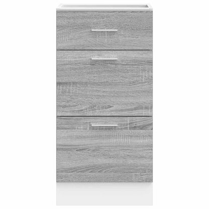 vidaXL Bottom Cabinet "Lyon" Grey Sonoma 40x46x81,5 cm Engineered Wood