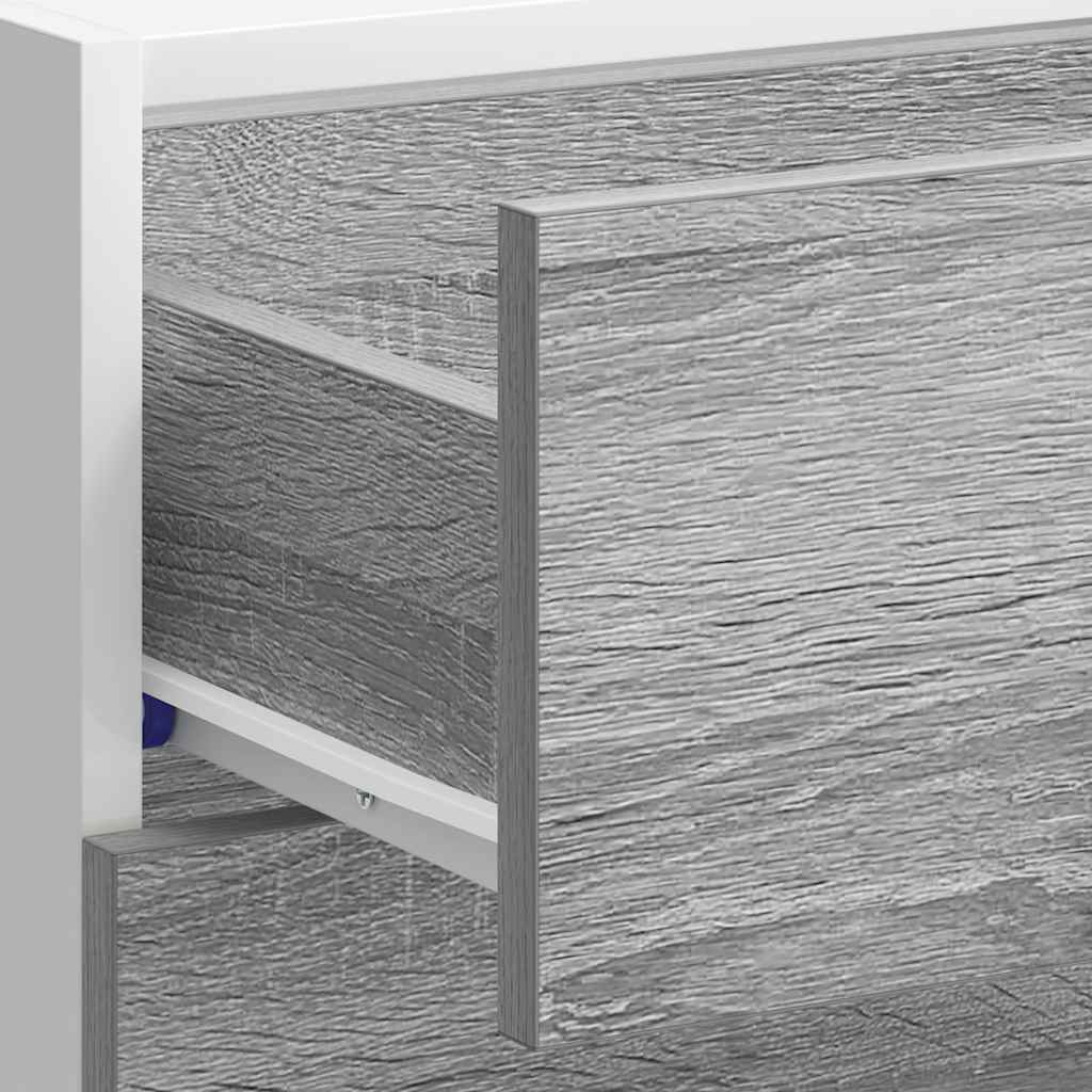 vidaXL Bottom Cabinet Lyon Grey Sonoma 40x46x81.5 cm Engineered Wood
