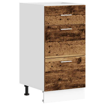 vidaXL Bottom Cabinet Lyon Old Wood 40x46x81.5 cm Engineered Wood