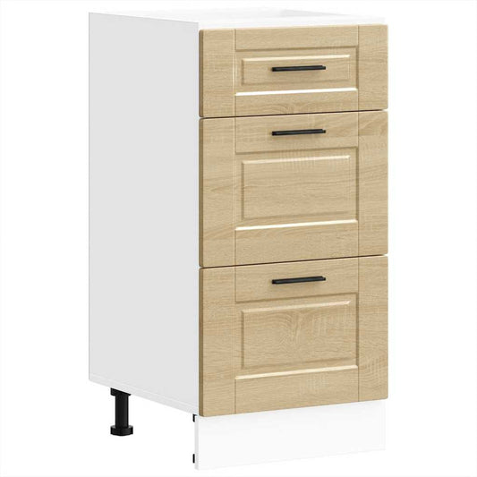 vidaXL Kitchen Base Cabinet "Porto" Sonoma Oak Engineered Wood
