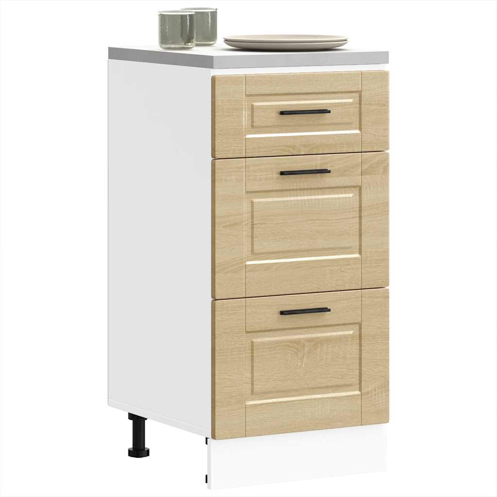 vidaXL Kitchen Base Cabinet Porto Sonoma Oak Engineered Wood