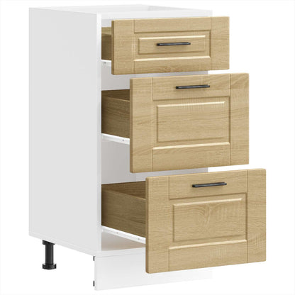vidaXL Kitchen Base Cabinet "Porto" Sonoma Oak Engineered Wood