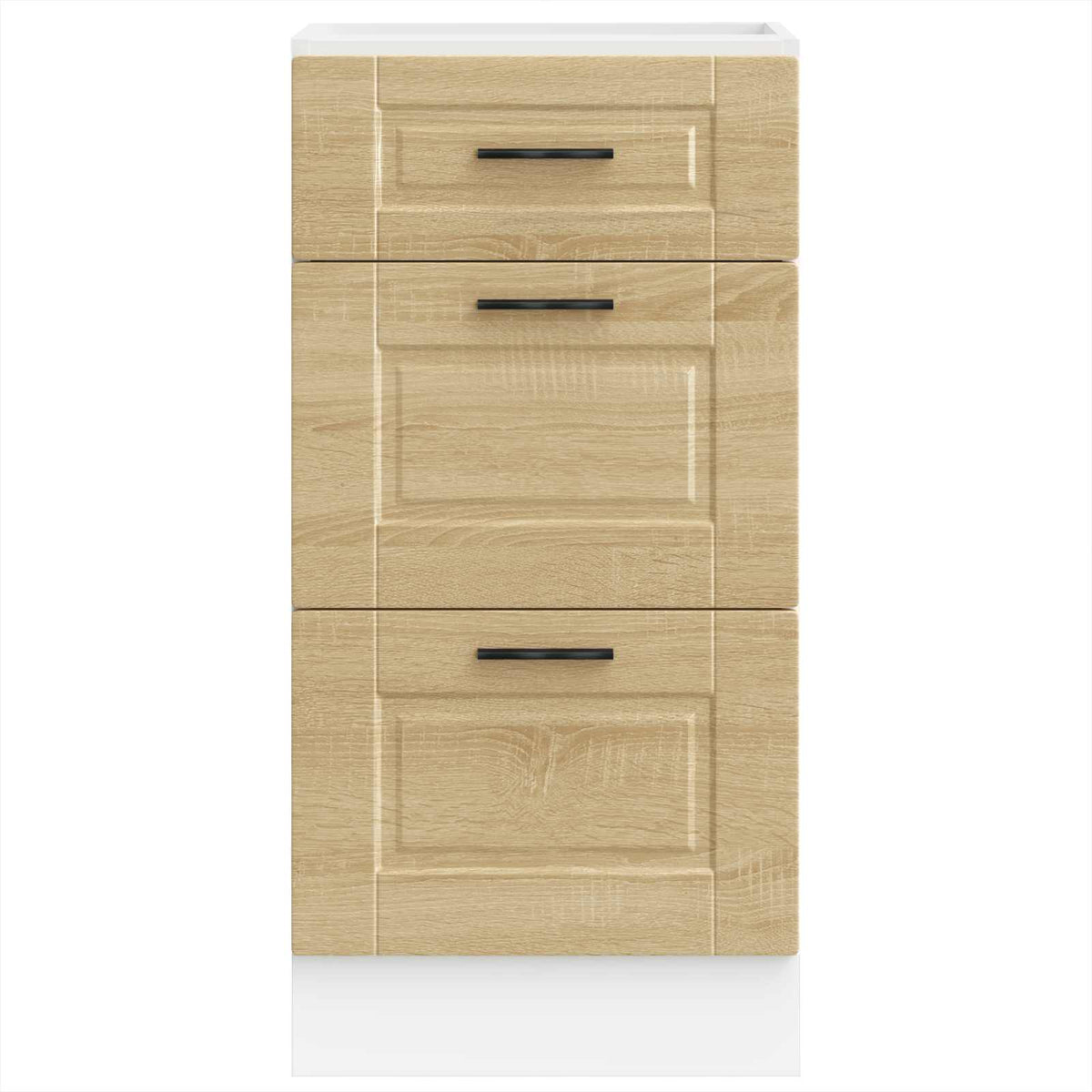 vidaXL Kitchen Base Cabinet "Porto" Sonoma Oak Engineered Wood