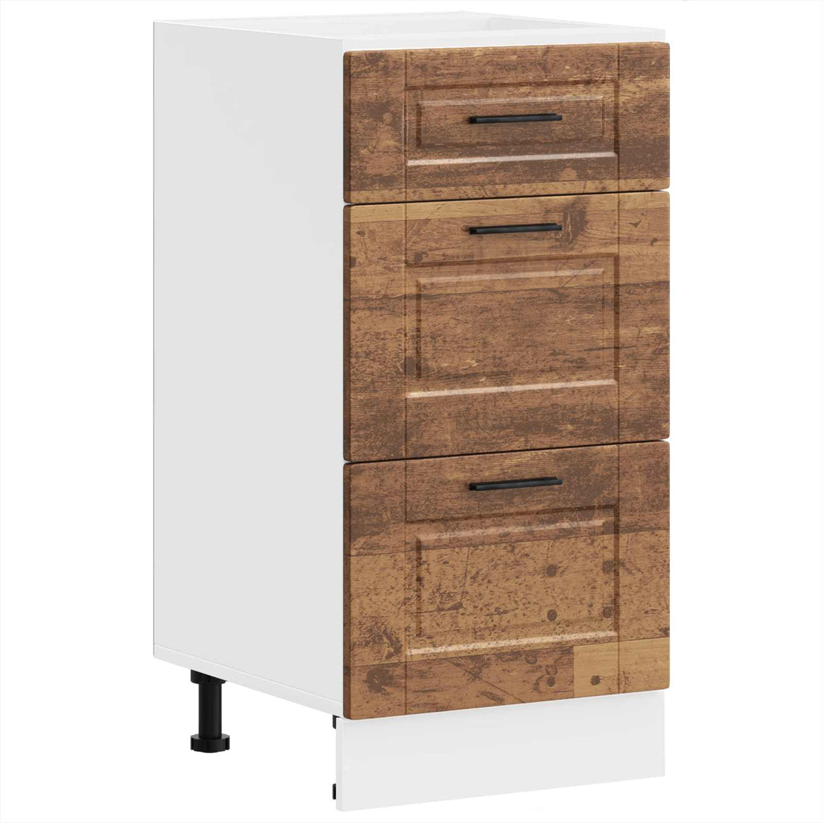 vidaXL Kitchen Base Cabinet "Porto" Old Wood Engineered Wood