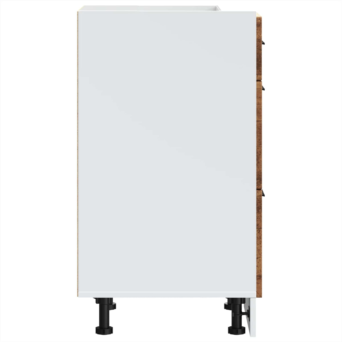 vidaXL Kitchen Base Cabinet "Porto" Old Wood Engineered Wood