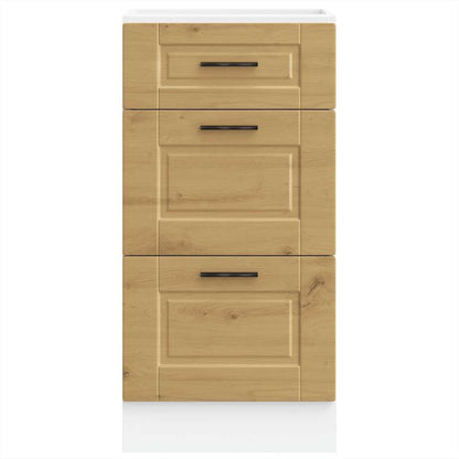 vidaXL Kitchen Base Cabinet "Porto" Artisan Oak Engineered Wood