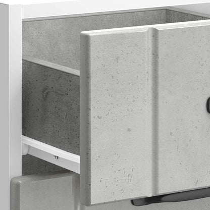 vidaXL Kitchen Base Cabinet "Lucca" Concrete Grey Engineered Wood
