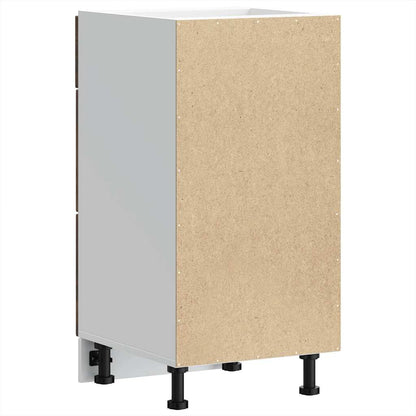 vidaXL Kitchen Base Cabinet "Lucca" Smoked Oak Engineered Wood