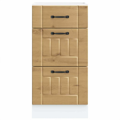 vidaXL Kitchen Base Cabinet Lucca Artisan Oak Engineered Wood
