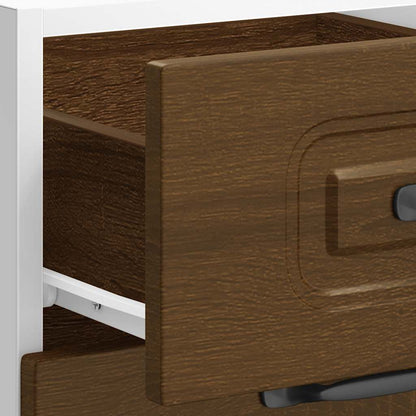 vidaXL Kitchen Base Cabinet "Kalmar" Brown Oak Engineered Wood