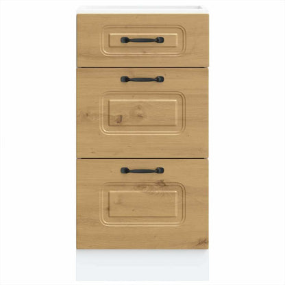 vidaXL Kitchen Base Cabinet "Kalmar" Artisan Oak Engineered Wood