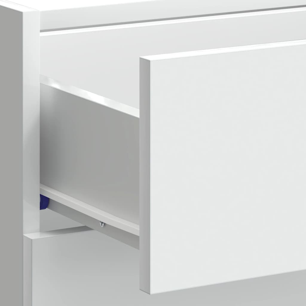 vidaXL Kitchen Base Cabinet Lyon White Engineered Wood