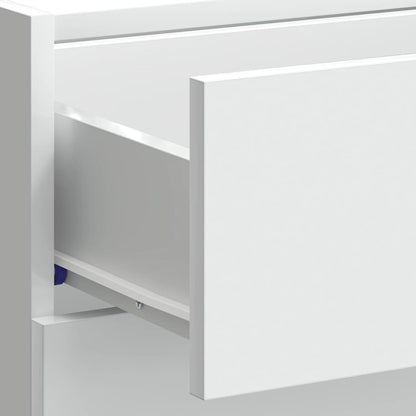 vidaXL Kitchen Base Cabinet "Lyon" White Engineered Wood