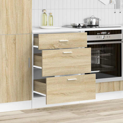 vidaXL Kitchen Base Cabinet Lyon Sonoma Oak Engineered Wood