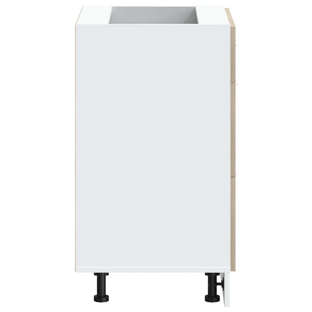 vidaXL Kitchen Base Cabinet Lyon Sonoma Oak Engineered Wood