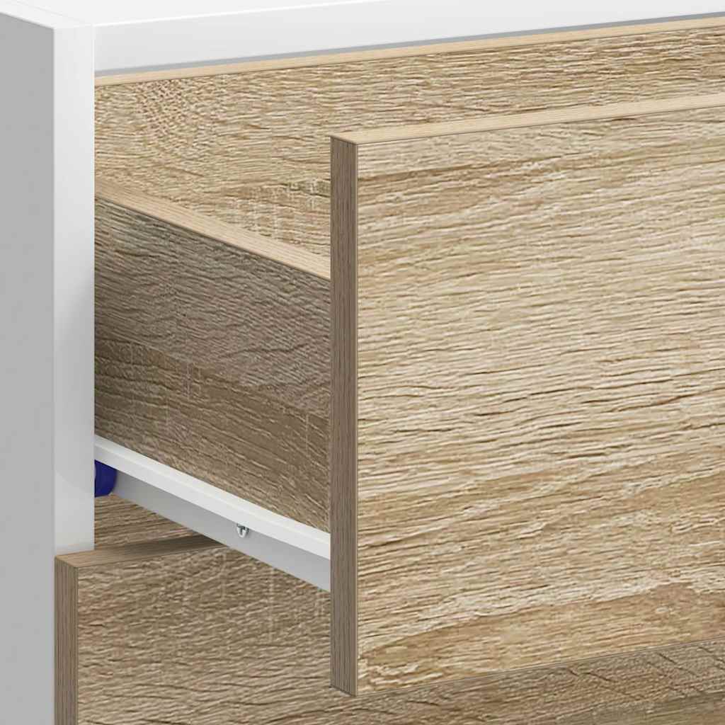 vidaXL Kitchen Base Cabinet Lyon Sonoma Oak Engineered Wood