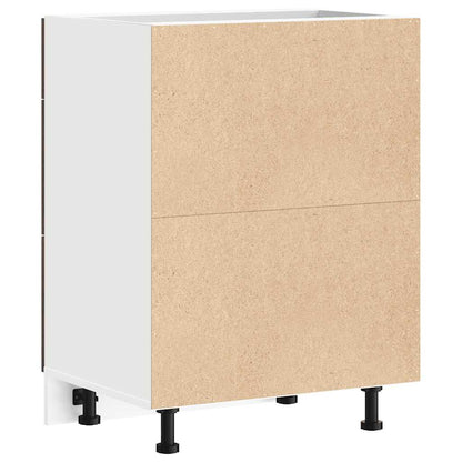 vidaXL Kitchen Base Cabinet Lyon Smoked Oak Engineered Wood