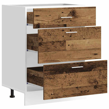 vidaXL Kitchen Base Cabinet Lyon Old Wood Engineered Wood