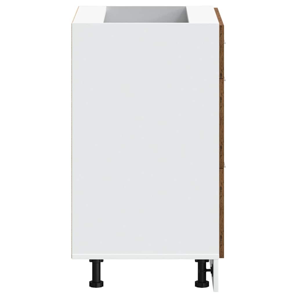 vidaXL Kitchen Base Cabinet Lyon Old Wood Engineered Wood
