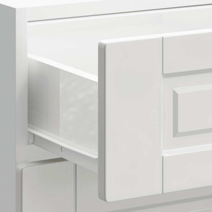 vidaXL Kitchen Base Cabinet "Porto" High Gloss White Engineered Wood