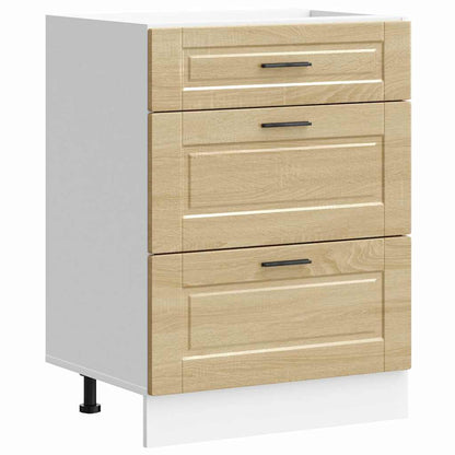 vidaXL Kitchen Base Cabinet "Porto" Sonoma Oak Engineered Wood