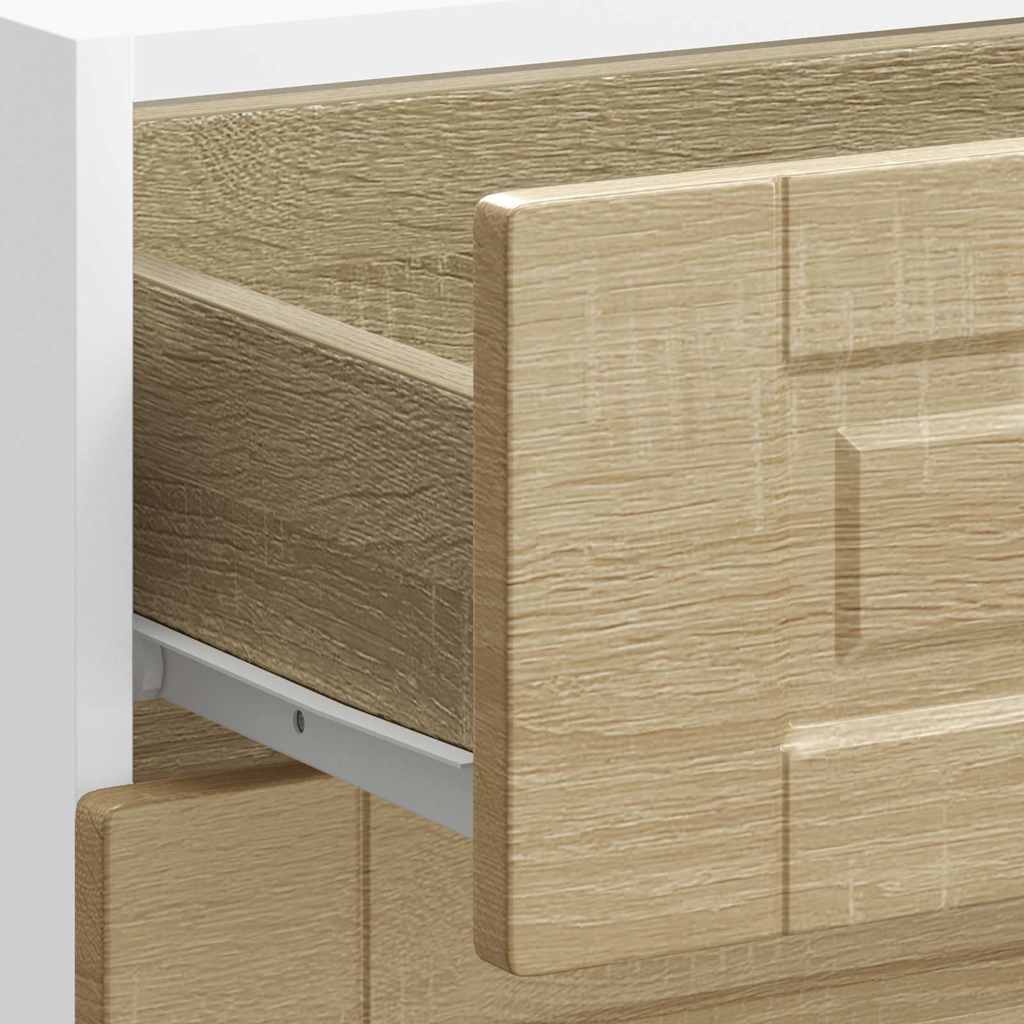 vidaXL Kitchen Base Cabinet "Porto" Sonoma Oak Engineered Wood