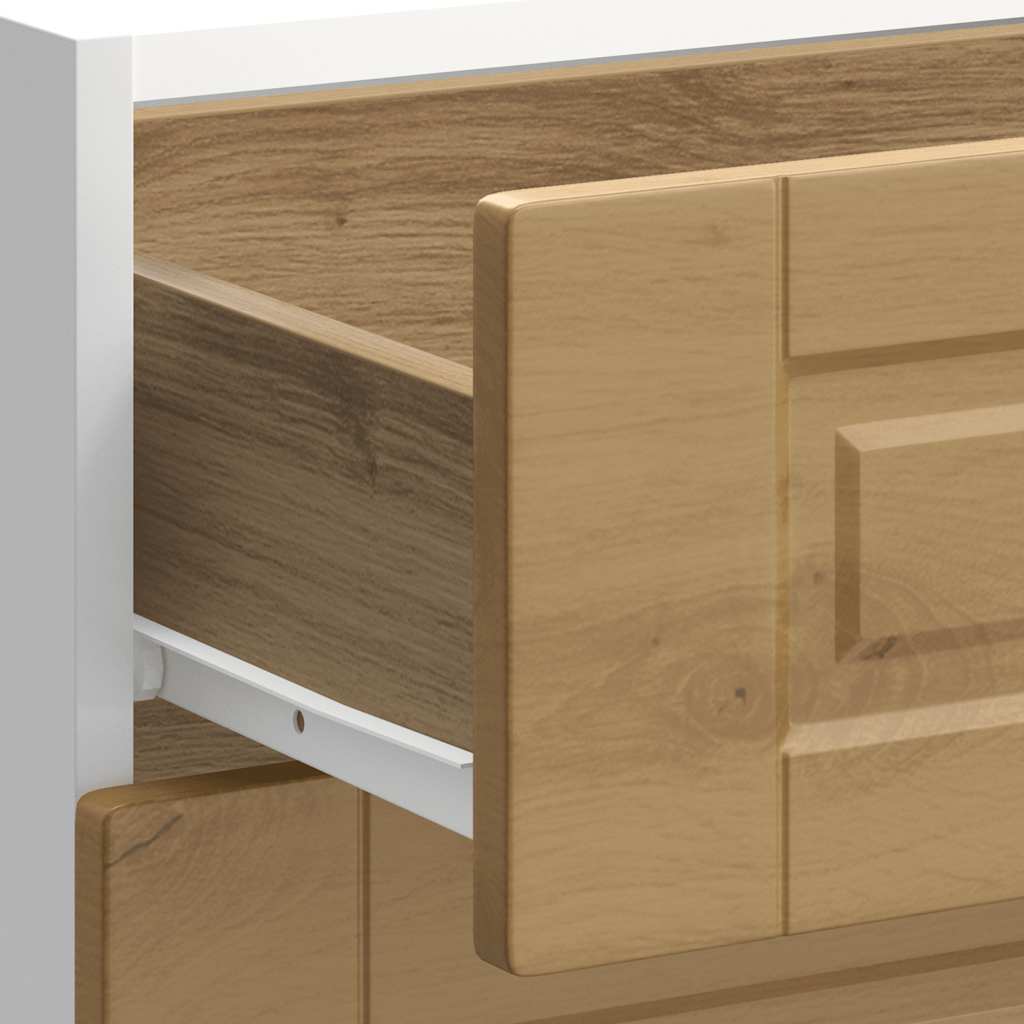 vidaXL Kitchen Base Cabinet "Porto" Artisan Oak Engineered Wood