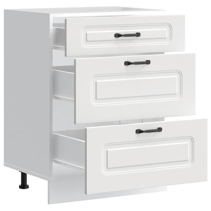 vidaXL Kitchen Base Cabinet Kalmar White Engineered Wood