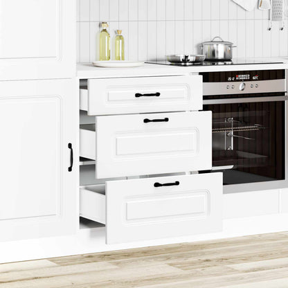 vidaXL Kitchen Base Cabinet "Kalmar" White Engineered Wood