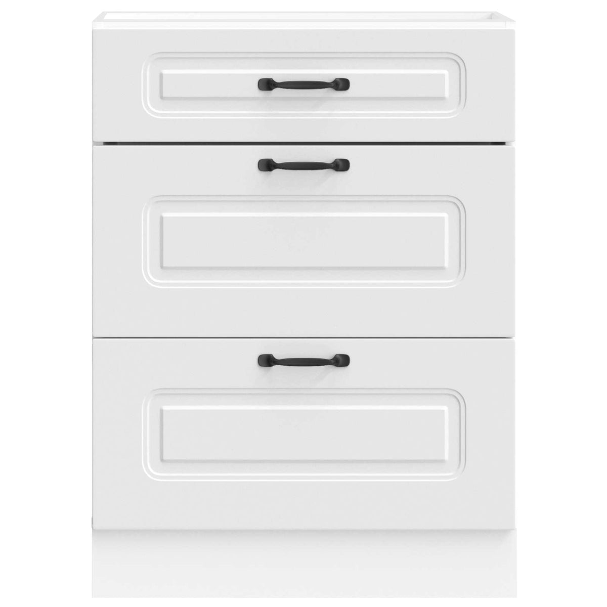 vidaXL Kitchen Base Cabinet "Kalmar" White Engineered Wood
