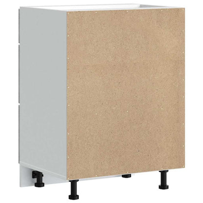 vidaXL Kitchen Base Cabinet Kalmar Grey Sonoma Engineered Wood
