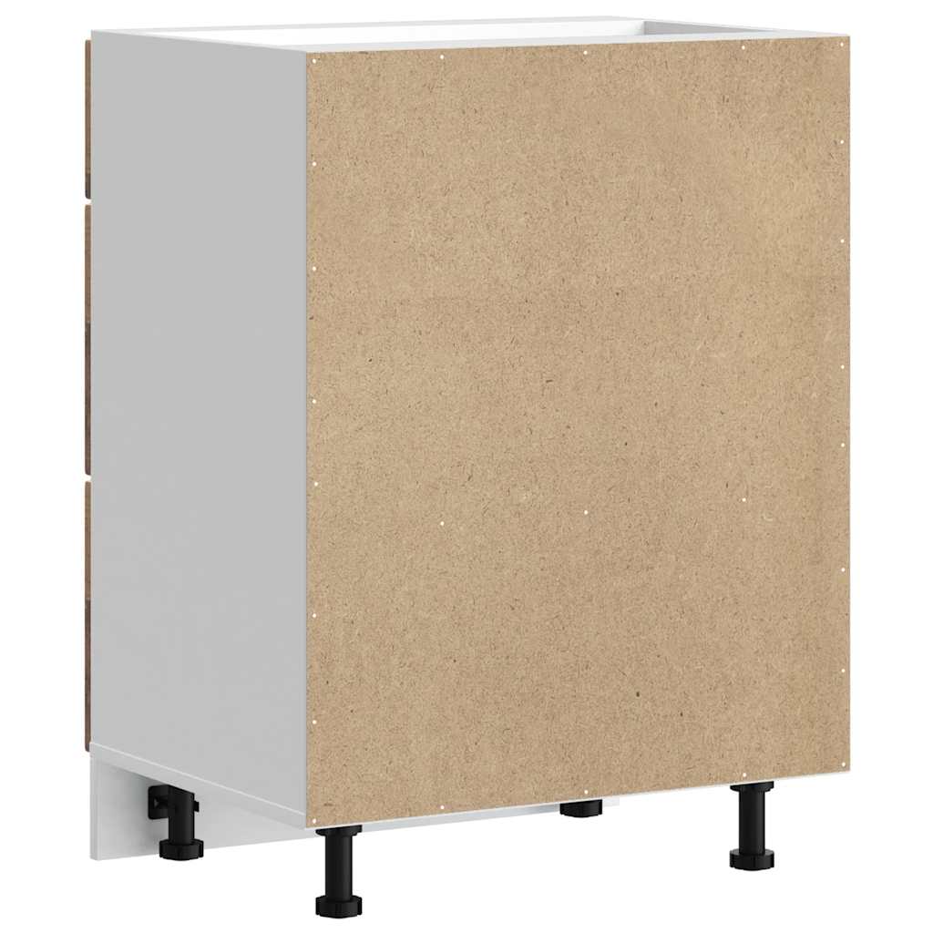 vidaXL Kitchen Base Cabinet Kalmar Old Wood Engineered Wood