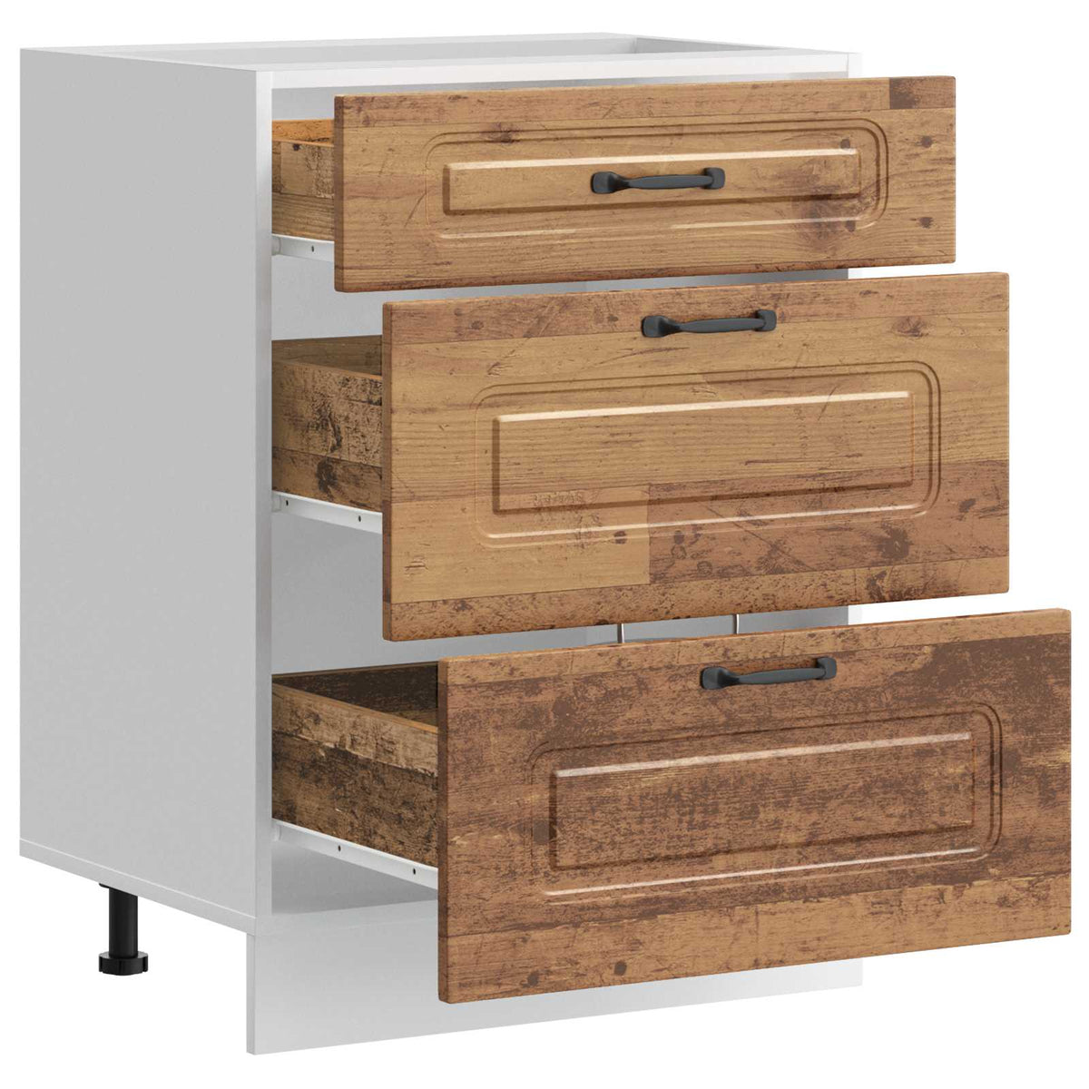 vidaXL Kitchen Base Cabinet "Kalmar" Old Wood Engineered Wood