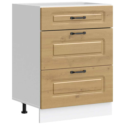 vidaXL Kitchen Base Cabinet "Kalmar" Artisan Oak Engineered Wood