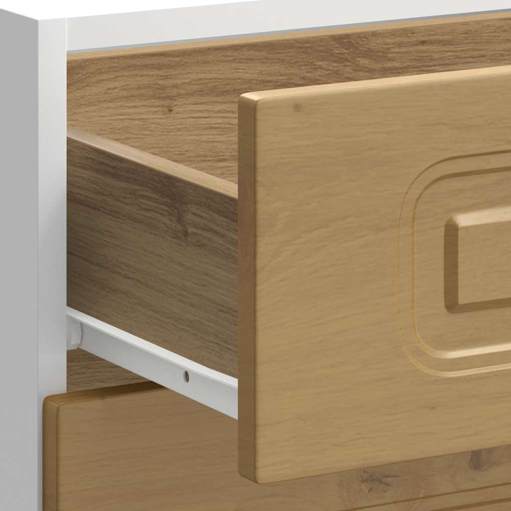 vidaXL Kitchen Base Cabinet "Kalmar" Artisan Oak Engineered Wood