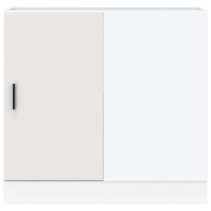 vidaXL Kitchen Base Cabinet "Lyon" White Engineered Wood