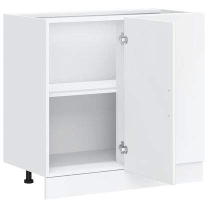 vidaXL Kitchen Base Cabinet Lyon White Engineered Wood