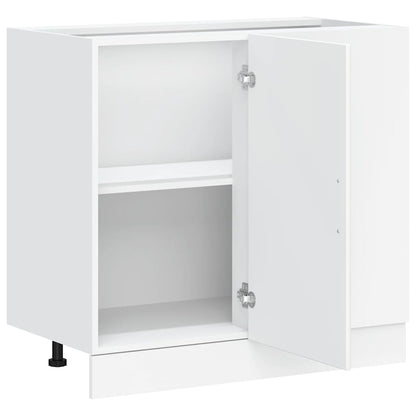 vidaXL Kitchen Base Cabinet "Lyon" White Engineered Wood