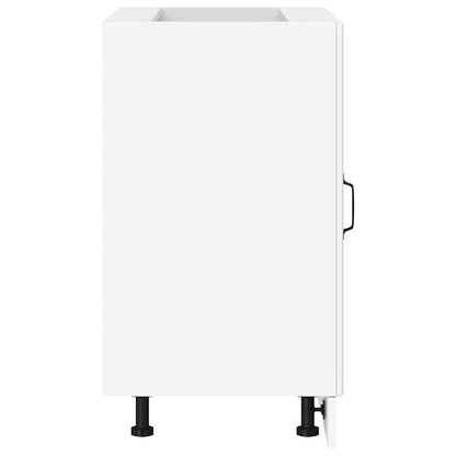 vidaXL Kitchen Base Cabinet "Lyon" White Engineered Wood