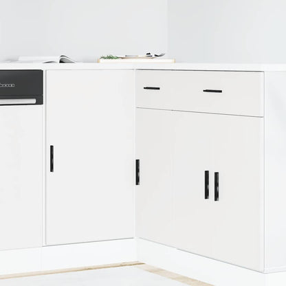 vidaXL Kitchen Base Cabinet "Lyon" White Engineered Wood