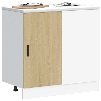 vidaXL Kitchen Base Cabinet Lyon Sonoma Oak Engineered Wood