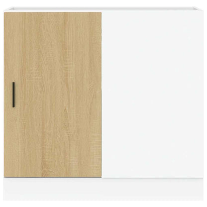 vidaXL Kitchen Base Cabinet Lyon Sonoma Oak Engineered Wood