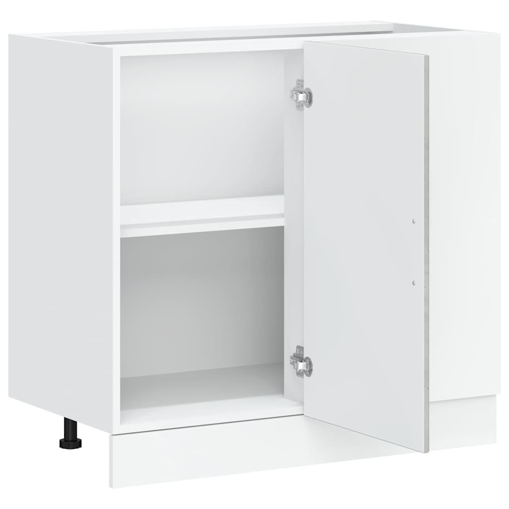 vidaXL Kitchen Base Cabinet Lyon Concrete Grey Engineered Wood